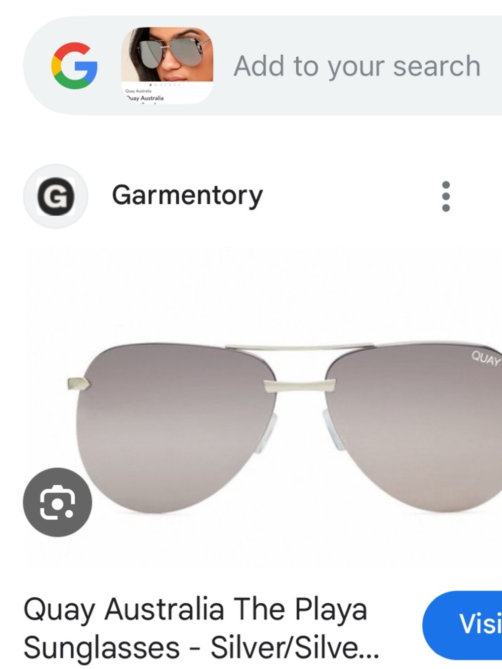 Quay Australia Silver PLAYA Sunglasses - Picture 17 of 17